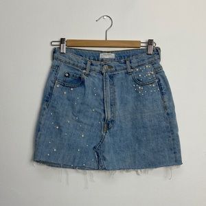 Zara Denim Mini Skirt Sz S